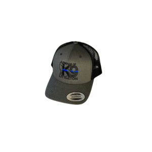 Gray and black baseball cap with Kansas City Royals logo.